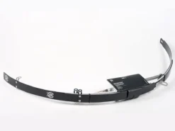 Klassieke Gelegeerde Spatbordset - VR + HR - Zwart Mat