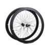 Deep Section Singlespeed Fixed Gear Wielset - 30 Mm Velgen - Zwart