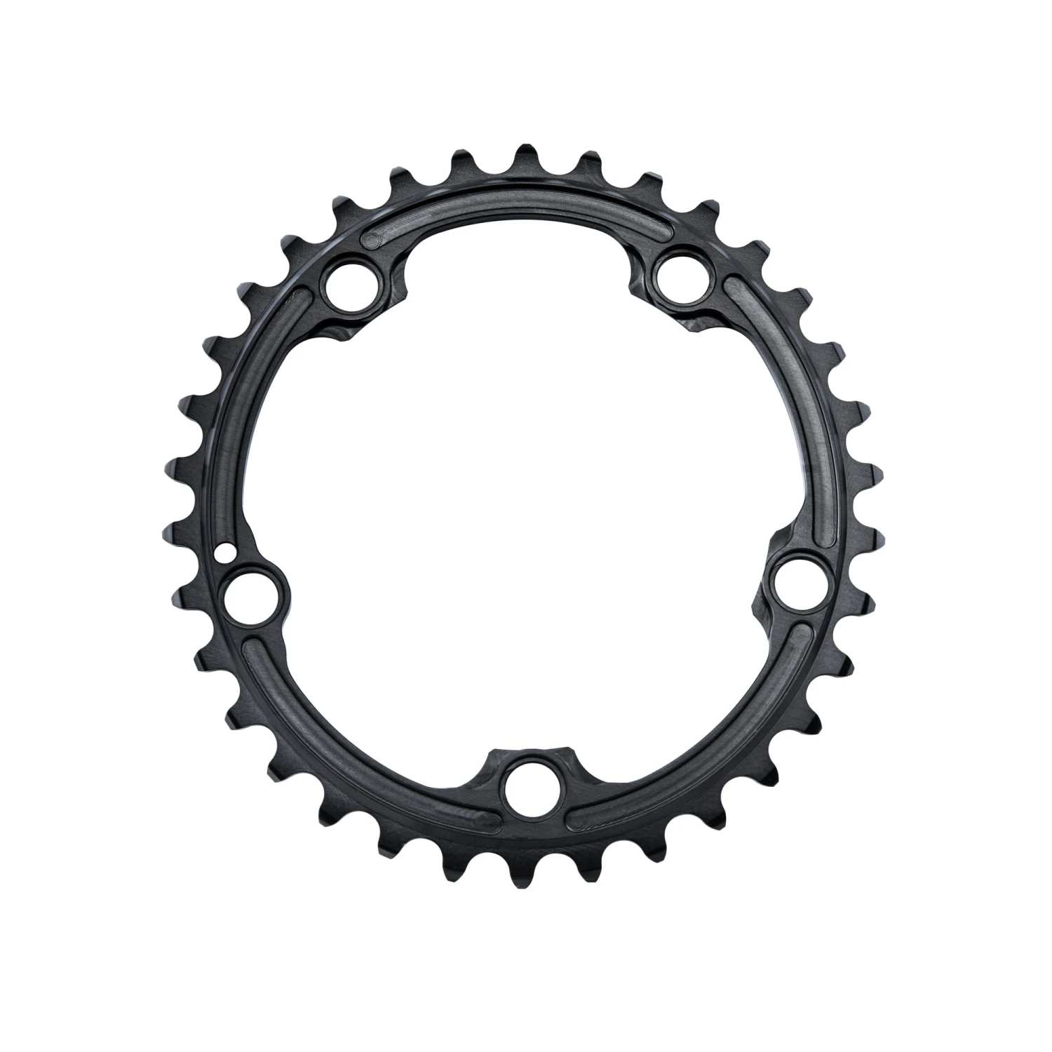 Absolute Black SRAM Road Kettingblad - Ovaal - 110 BCD 5-gaats - Zwart 2 Absolute Black SRAM Road Kettingblad - Ovaal - 110 BCD 5-gaats - Zwart - Afbeelding 2