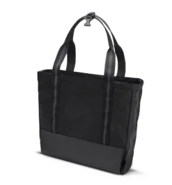 Civvy Messenger Tote Schoudertas - Zwart Chroom -Sportfiets Onderdelen 3A BG 310 BKLB scaled