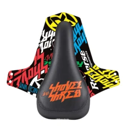 Reverse Shovel & Shred Zadel - Zwart/Oranje