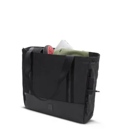Civvy Messenger Tote Schoudertas - Zwart Chroom -Sportfiets Onderdelen 4 BG 310 BKLB scaled