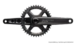 EASTON EA90 129 Crankset - Zwart