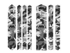 Honingraat Raam Bescherming Sticker XXL - Transparant/Camo -Sportfiets Onderdelen AMS Frame Guard XXL CAMO 2