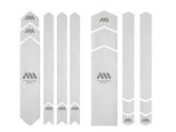 Honingraat Raam Bescherming Sticker XXL - Transparant -Sportfiets Onderdelen AMS Frame Guard XXL CLEAR