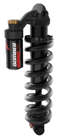 Marzocchi Bomber CR Performance Trunnion Steel Muffler 205x60 Mm - Zwart