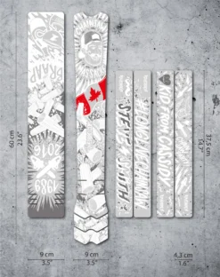 Dyedbro Kit Voor Framebescherming - Kettingzaag Wit Mat