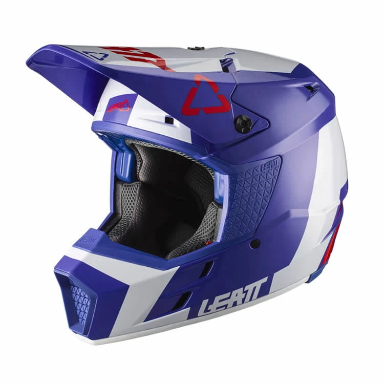 LEATT GPX 3.5 Motorcrosshelm - Blauw-wit 1 LEATT GPX 3.5 Motorcrosshelm - Blauw-wit