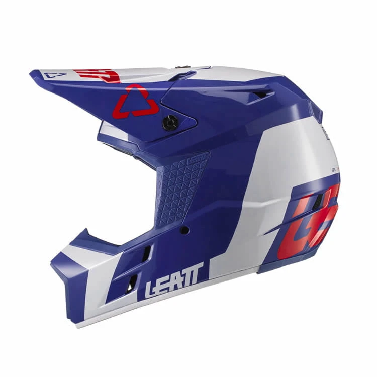 LEATT GPX 3.5 Motorcrosshelm - Blauw-wit 2 LEATT GPX 3.5 Motorcrosshelm - Blauw-wit - Afbeelding 2