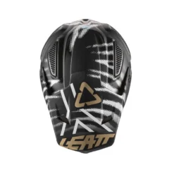 LEATT Motorcrosshelm GPX 5.5 Composiet - Zwart-wit-goud -Sportfiets Onderdelen LEATTMotocrosshelmGPX5 5Composite schwarz weiss gold 3