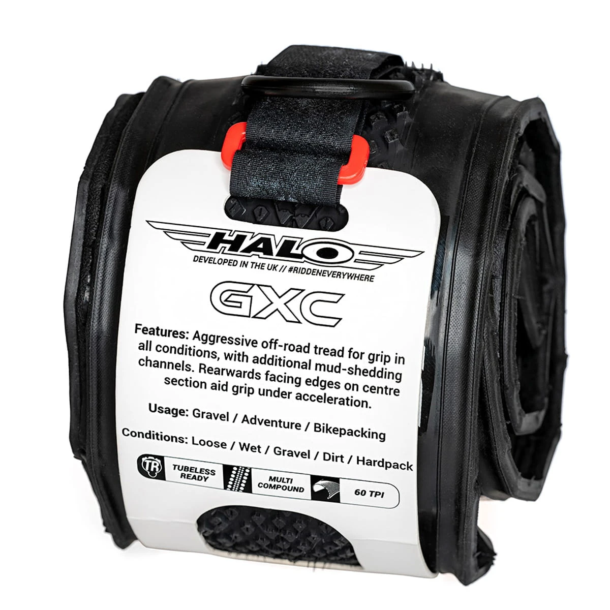 Halo GXC Vouwband Voor Grind - 650b X 47c - Zwart 3 Halo GXC Vouwband Voor Grind - 650b X 47c - Zwart - Afbeelding 3