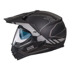 IXS 207 2.0 Motorfietshelm Mat Zwart Grijs -Sportfiets Onderdelen iXS2072 0Motorradhelmmatteblackgrey 3