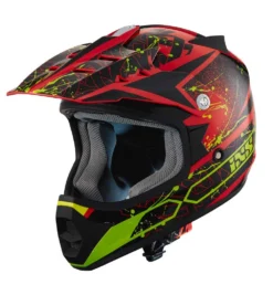 IXS Kinder Motorcrosshelm 278 KID 2.0 Rood-zwart-geel