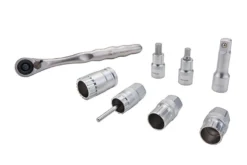 Birzman 8-delige Ratelset Met Diverse Doppen, Trekkers