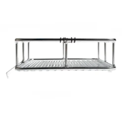 Take Away Tray Transportmand - Chroom -Sportfiets Onderdelen take away tray transportkorb 128451